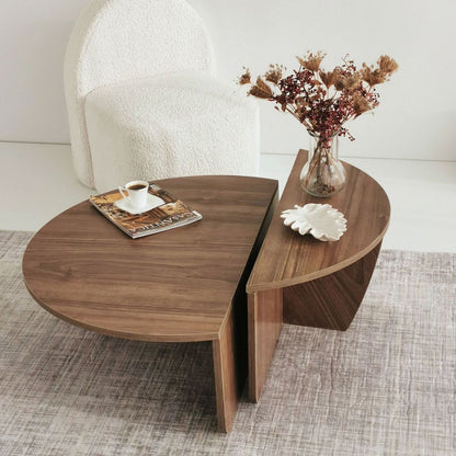 Tables Basses en 2 Demi-cercles