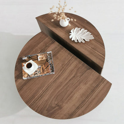 Tables Basses en 2 Demi-cercles
